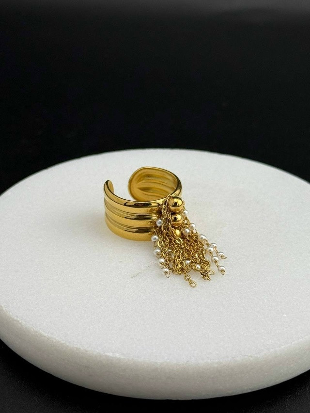 🤍 Кольцо с кисточкой купить в Интернет-магазине Садовод База - цена 400 руб Садовод интернет-каталог