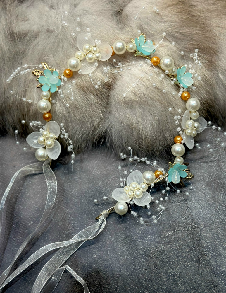 Ободок, жемчуг купить в Интернет-магазине Садовод База - цена 180 руб Садовод интернет-каталог