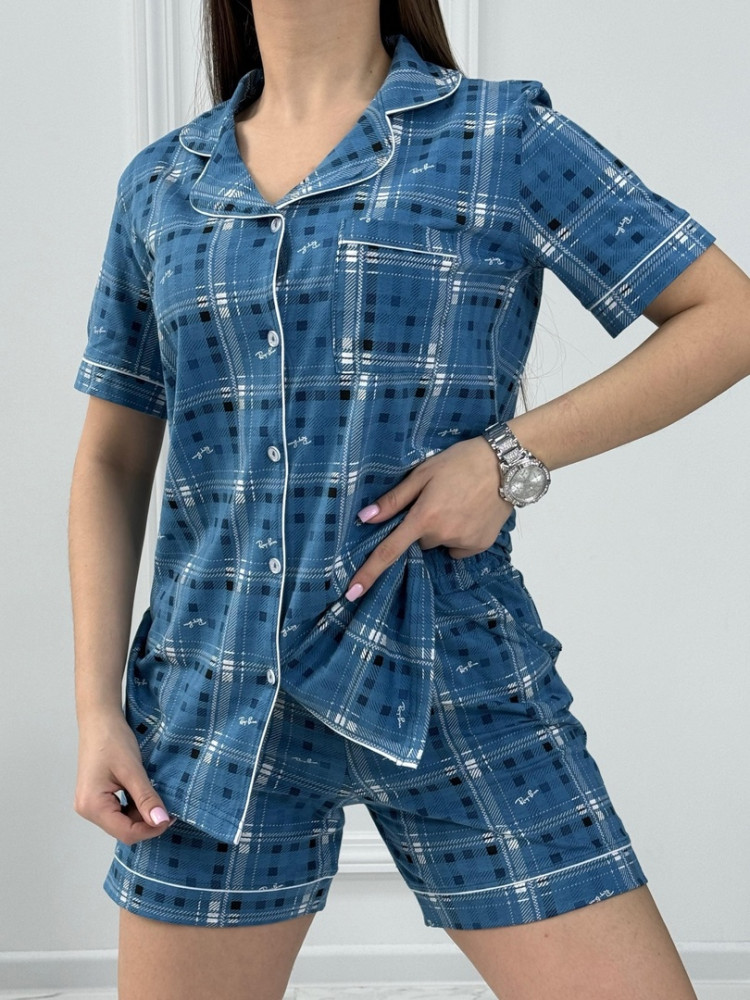 Пижама синяя купить в Интернет-магазине Садовод База - цена 500 руб Садовод интернет-каталог