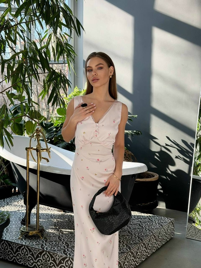 Платье розовое купить в Интернет-магазине Садовод База - цена 1900 руб Садовод интернет-каталог