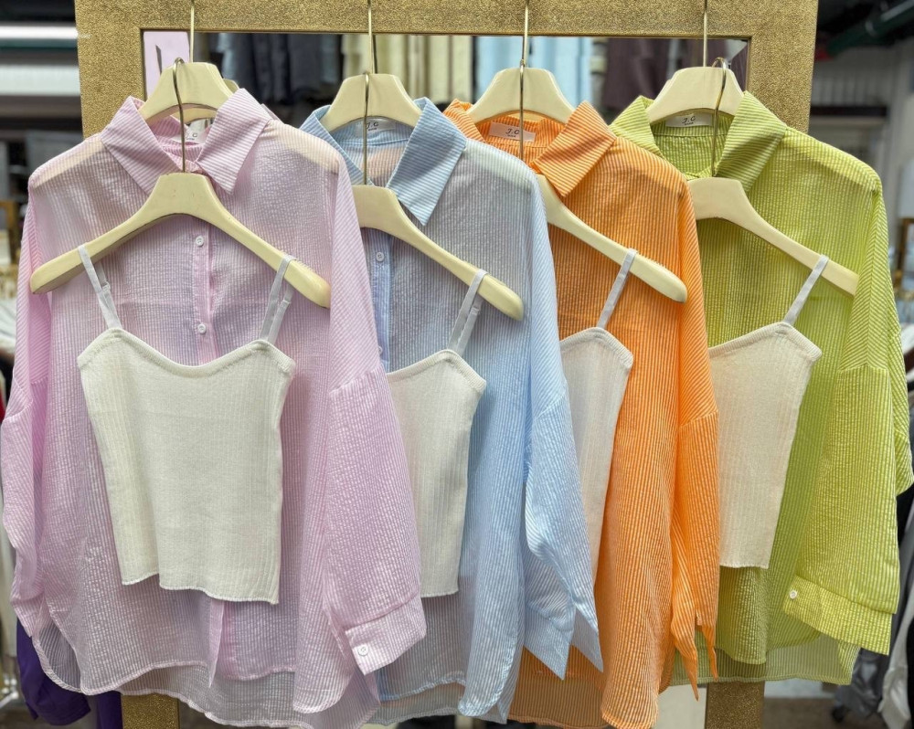 Женская рубашка оранжевая купить в Интернет-магазине Садовод База - цена 1600 руб Садовод интернет-каталог