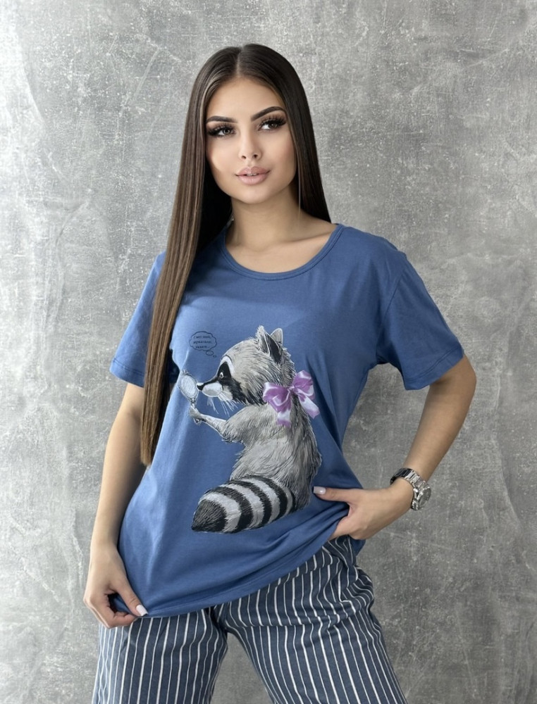 Пижама синяя купить в Интернет-магазине Садовод База - цена 400 руб Садовод интернет-каталог