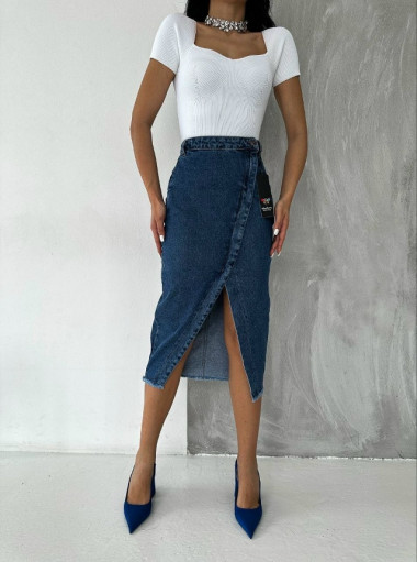 💕Джинсовая Юбка САДОВОД официальный интернет-каталог