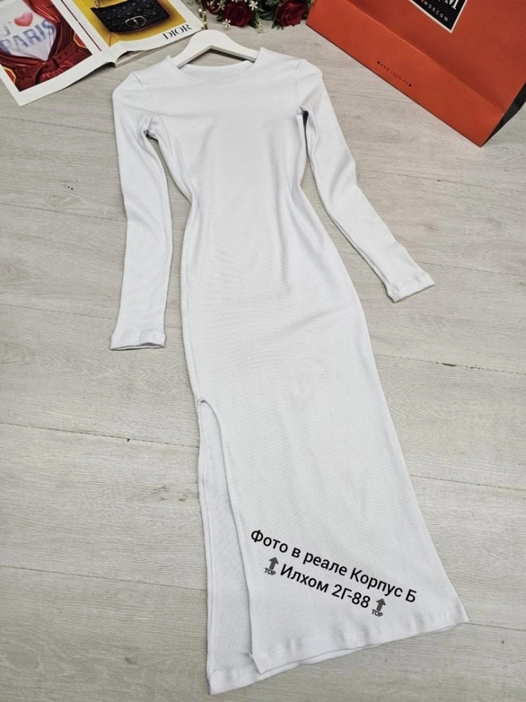 🌟🎀New Collection Exclusive Платье с разрезом👗 купить в Интернет-магазине Садовод База - цена 600 руб Садовод интернет-каталог