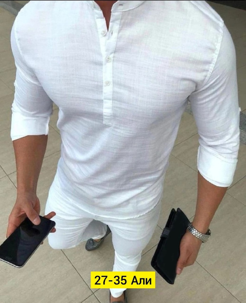 Мужская рубашка белая купить в Интернет-магазине Садовод База - цена 650 руб Садовод интернет-каталог
