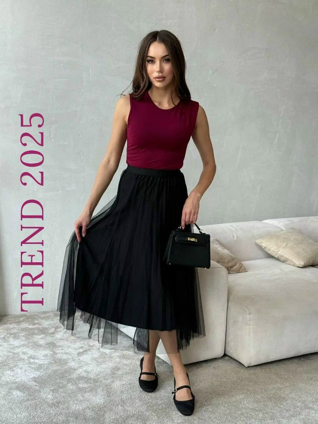 юбка черная купить в Интернет-магазине Садовод База - цена 1300 руб Садовод интернет-каталог