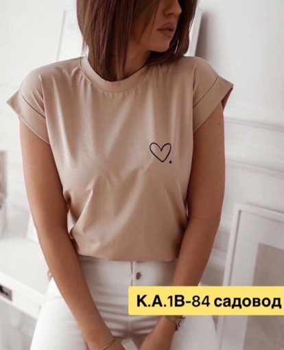 🌹️ Новинка женский футболка ткань хлопок САДОВОД официальный интернет-каталог