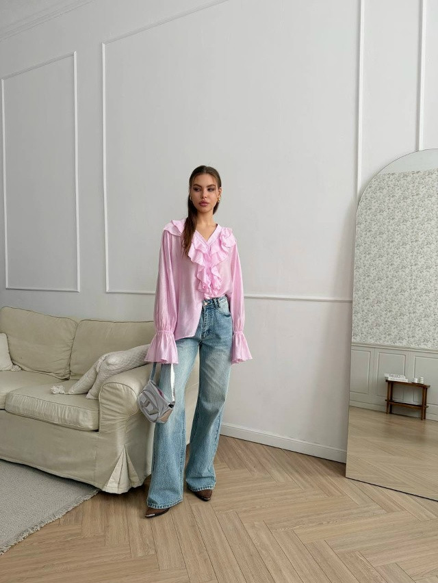 Блузка розовая купить в Интернет-магазине Садовод База - цена 1500 руб Садовод интернет-каталог