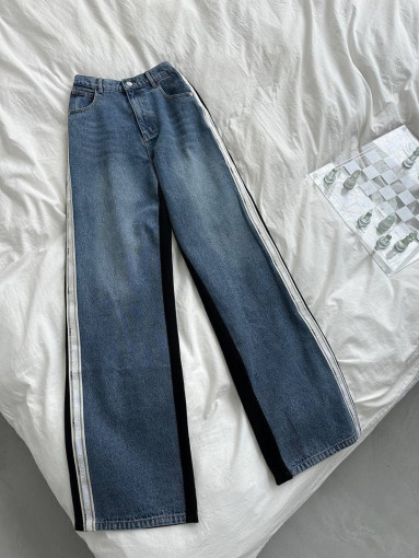 ⚜️ Стильные комбинированные брюки Dior САДОВОД официальный интернет-каталог