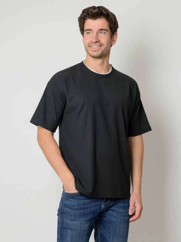 Мужская футболка черная купить в Интернет-магазине Садовод База - цена 650 руб Садовод интернет-каталог