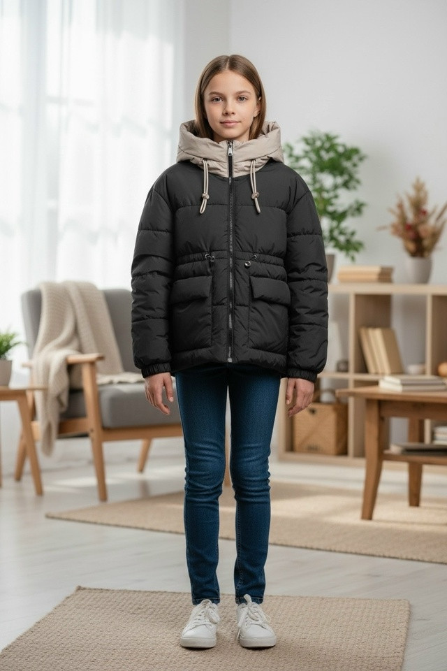 Куртка детская черная