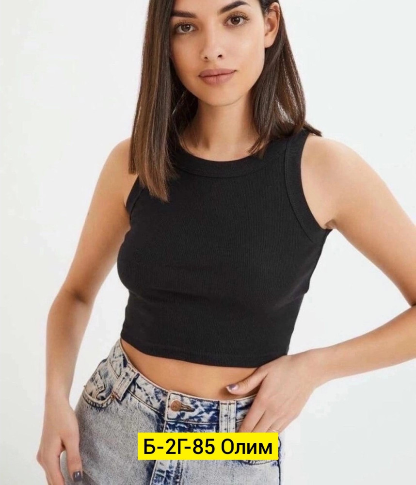 Женская майка черная