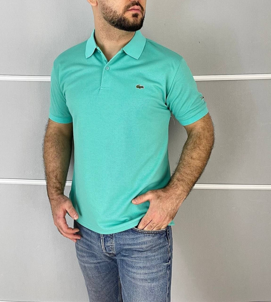 Мужская футболка бирюзовая