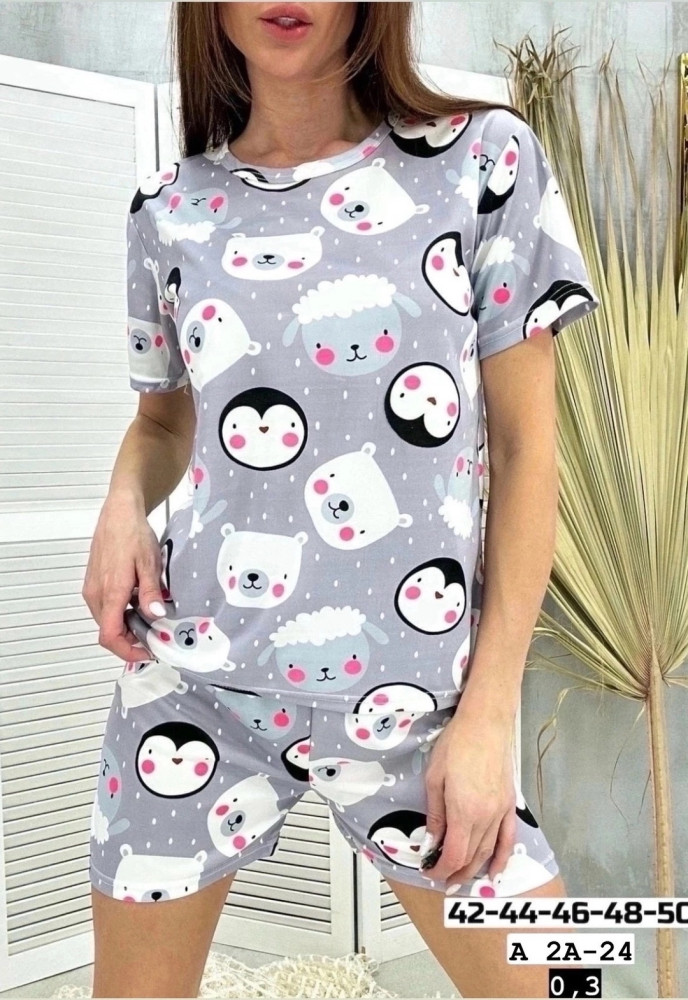 Пижама серая купить в Интернет-магазине Садовод База - цена 300 руб Садовод интернет-каталог