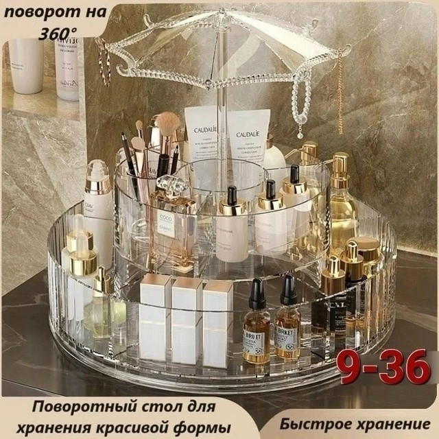 Органайзер вращающийся для хранения косметики купить в Интернет-магазине Садовод База - цена 500 руб Садовод интернет-каталог