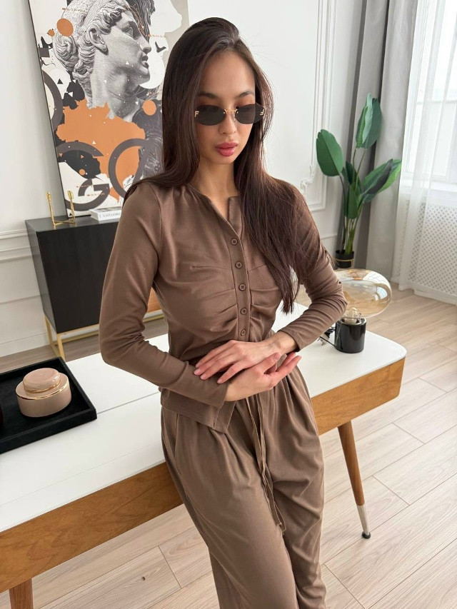 🛍Костюм двойка с брюками султанки🛍 купить в Интернет-магазине Садовод База - цена 2400 руб Садовод интернет-каталог