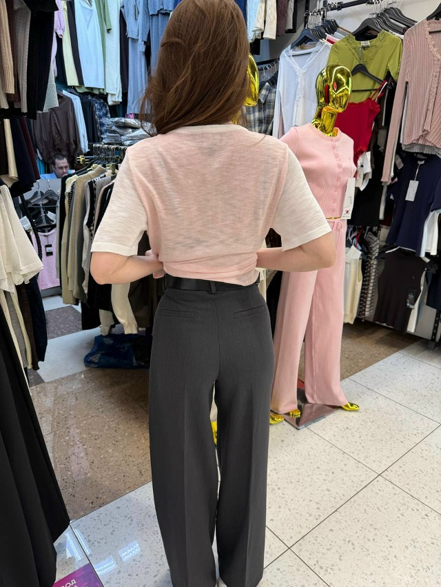 Женские брюки темно-серые купить в Интернет-магазине Садовод База - цена 1500 руб Садовод интернет-каталог