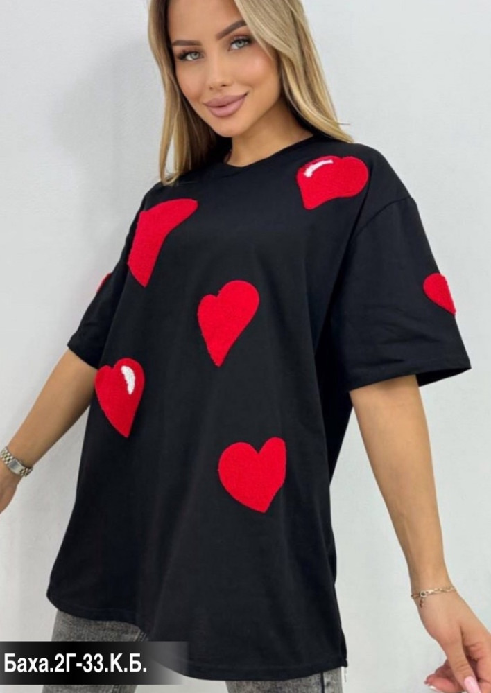 Женская футболка черная купить в Интернет-магазине Садовод База - цена 1100 руб Садовод интернет-каталог