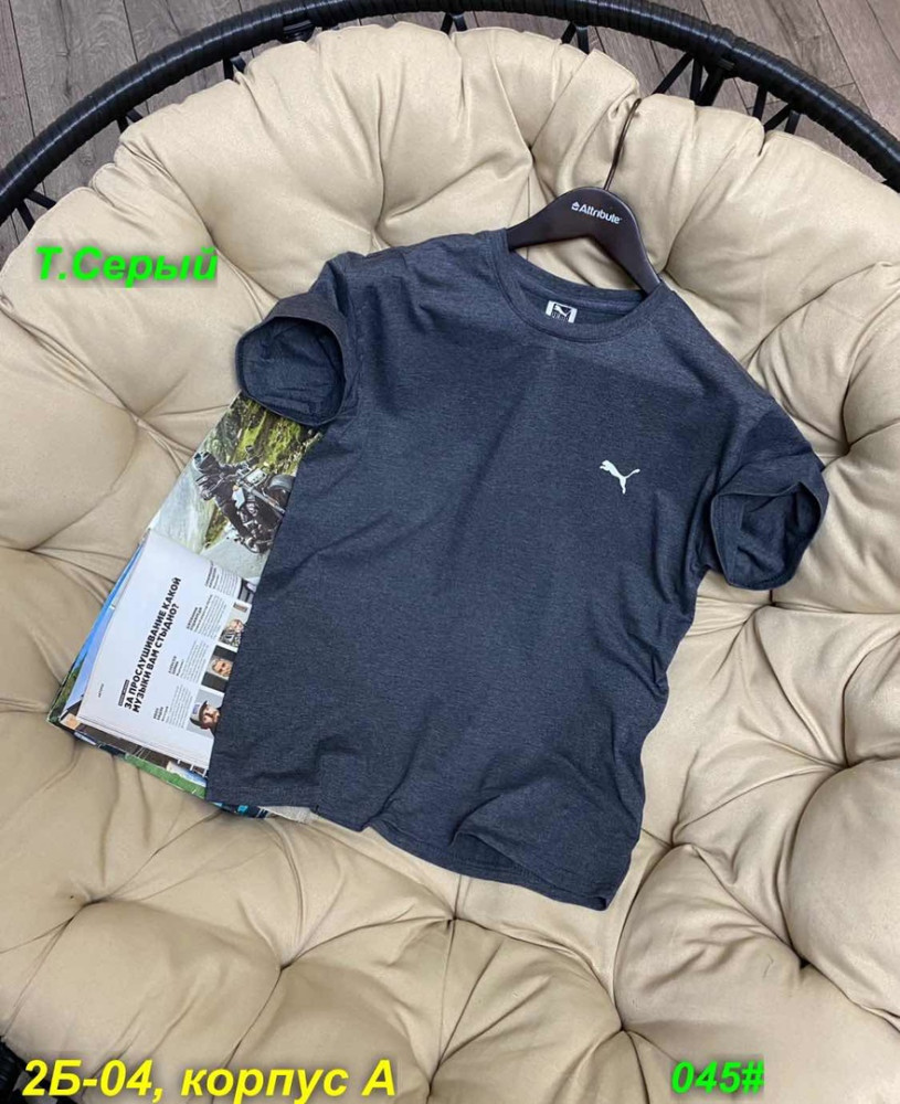 Мужская футболка темно-серая купить в Интернет-магазине Садовод База - цена 450 руб Садовод интернет-каталог