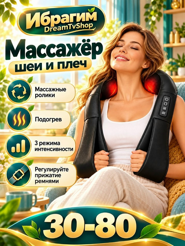 Массажёр для шеи и плеч купить в Интернет-магазине Садовод База - цена 900 руб Садовод интернет-каталог
