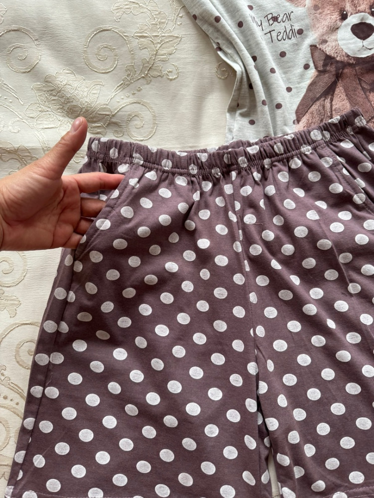 Пижама коричневая купить в Интернет-магазине Садовод База - цена 250 руб Садовод интернет-каталог