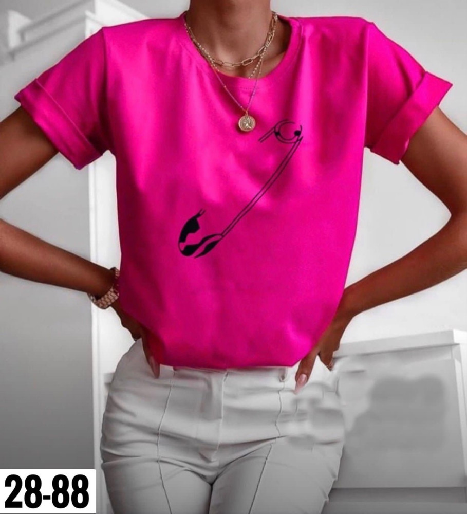Женская футболка розовая купить в Интернет-магазине Садовод База - цена 200 руб Садовод интернет-каталог