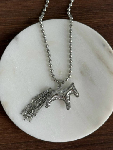 🐴Колье на шариковой цепочке с лошадкой САДОВОД официальный интернет-каталог