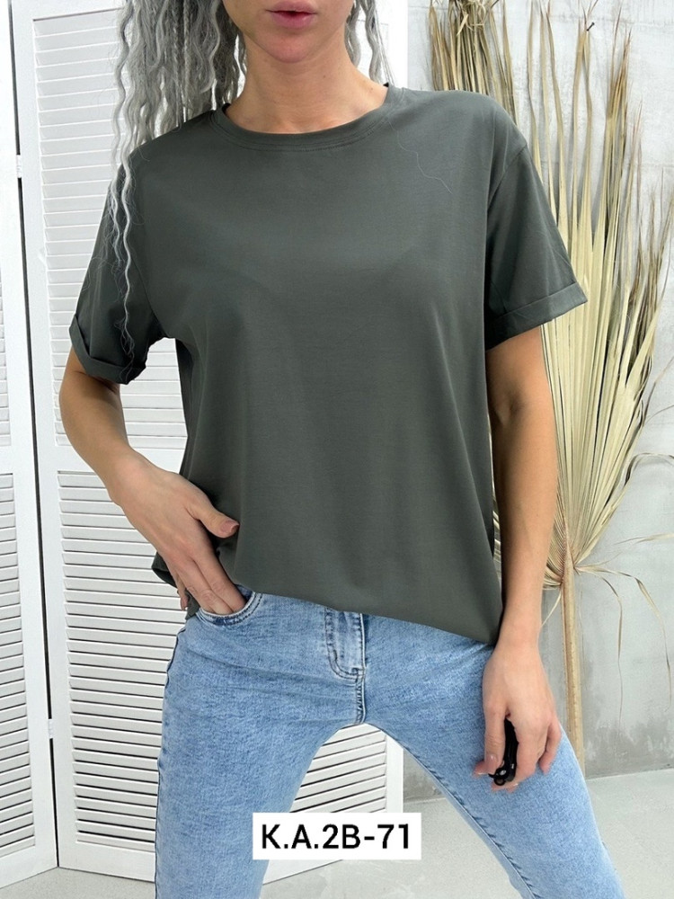 Женская футболка хаки купить в Интернет-магазине Садовод База - цена 350 руб Садовод интернет-каталог