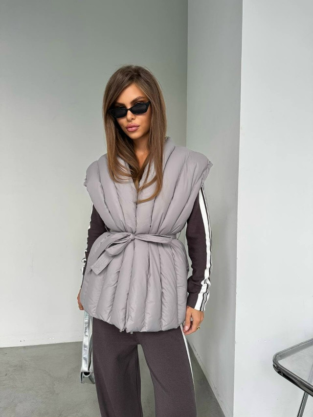 Жилетка женская серая купить в Интернет-магазине Садовод База - цена 1200 руб Садовод интернет-каталог