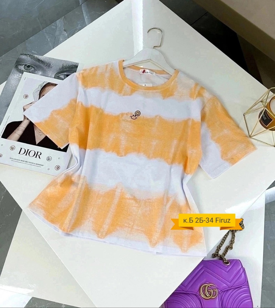 Женская футболка желтая купить в Интернет-магазине Садовод База - цена 300 руб Садовод интернет-каталог