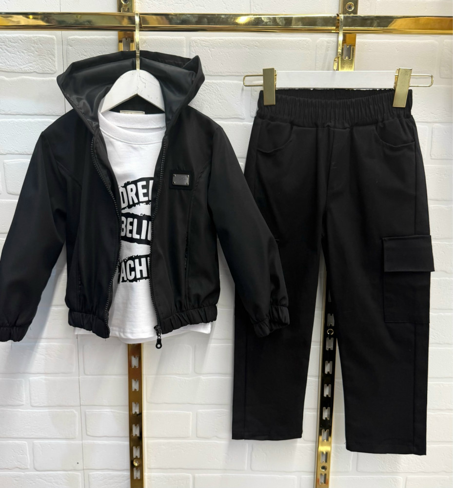 Детский костюм черный купить в Интернет-магазине Садовод База - цена 2099 руб Садовод интернет-каталог