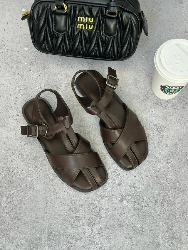 Босоножки женские коричневые купить в Интернет-магазине Садовод База - цена 700 руб Садовод интернет-каталог