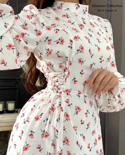 Гламурное платье с розочками , премиум качества САДОВОД официальный интернет-каталог