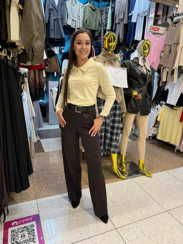 Брюки коричневые купить в Интернет-магазине Садовод База - цена 1500 руб Садовод интернет-каталог