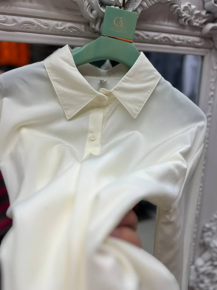 Женская рубашка белая купить в Интернет-магазине Садовод База - цена 900 руб Садовод интернет-каталог