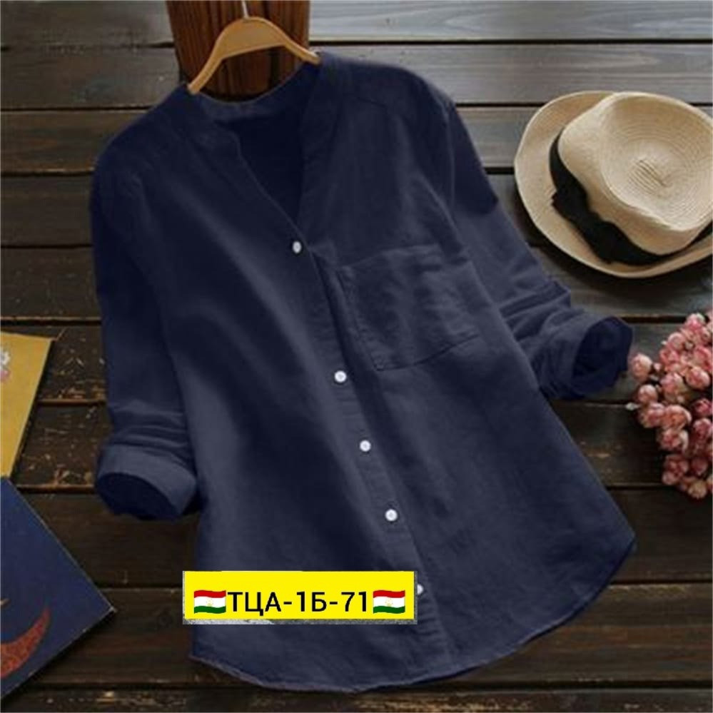 Женская рубашка темно-синяя купить в Интернет-магазине Садовод База - цена 550 руб Садовод интернет-каталог