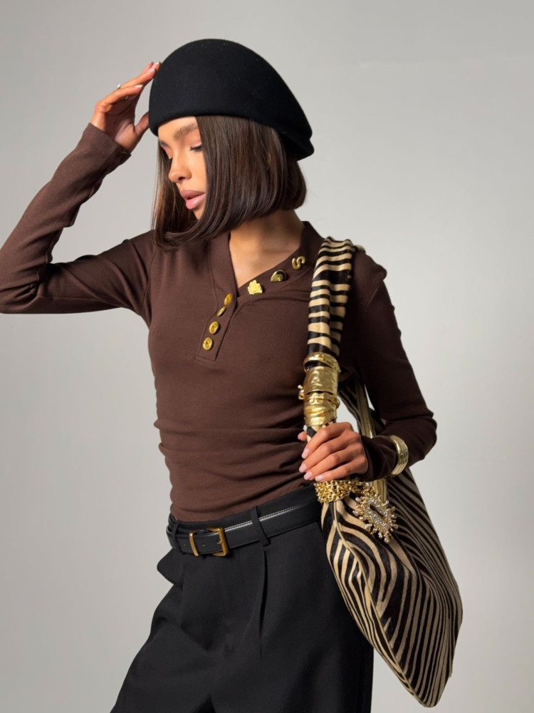 Женская кофта коричневая купить в Интернет-магазине Садовод База - цена 2000 руб Садовод интернет-каталог