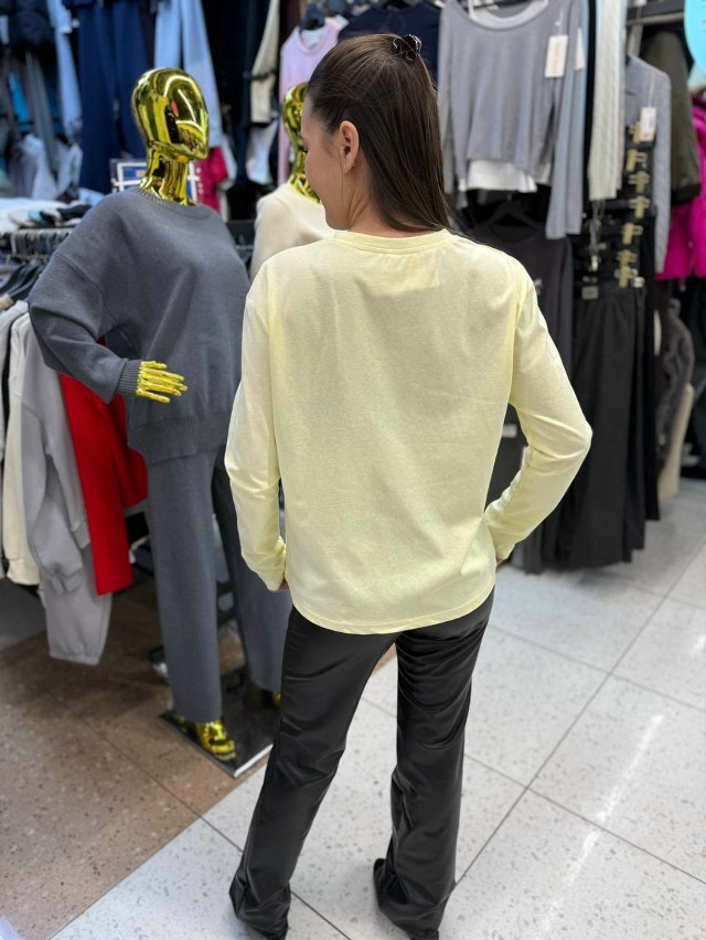 Лонгслив желтый купить в Интернет-магазине Садовод База - цена 1000 руб Садовод интернет-каталог