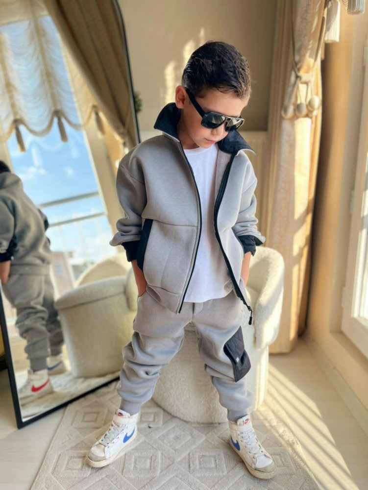 Детский костюм серый купить в Интернет-магазине Садовод База - цена 1650 руб Садовод интернет-каталог