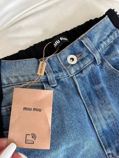 ⚜️ Крутые комбинированые джинсы Miu Miu САДОВОД официальный интернет-каталог