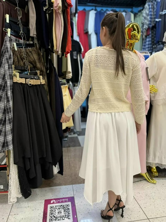 Юбка белая купить в Интернет-магазине Садовод База - цена 1900 руб Садовод интернет-каталог