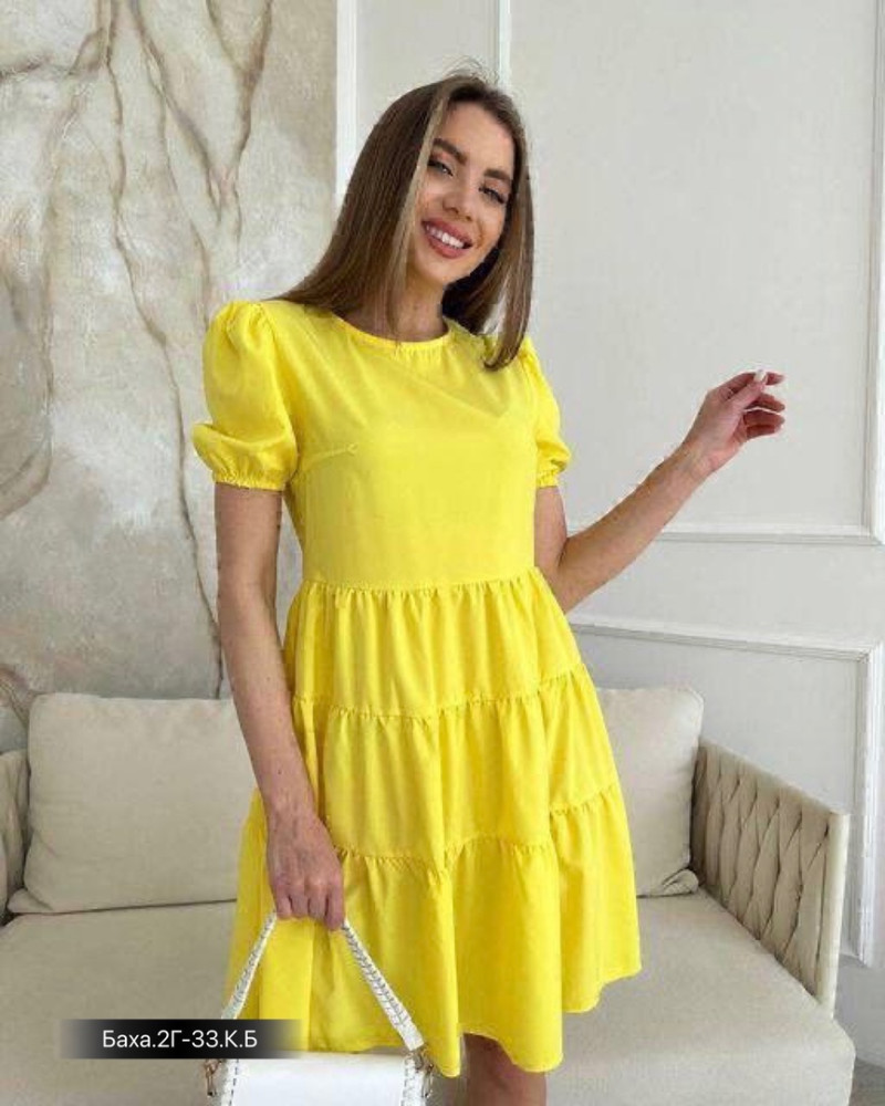 Платье желтое купить в Интернет-магазине Садовод База - цена 650 руб Садовод интернет-каталог