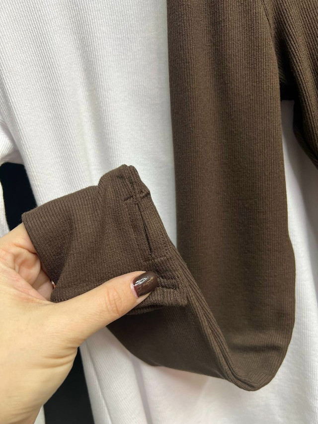 Лонгслив коричневый купить в Интернет-магазине Садовод База - цена 850 руб Садовод интернет-каталог