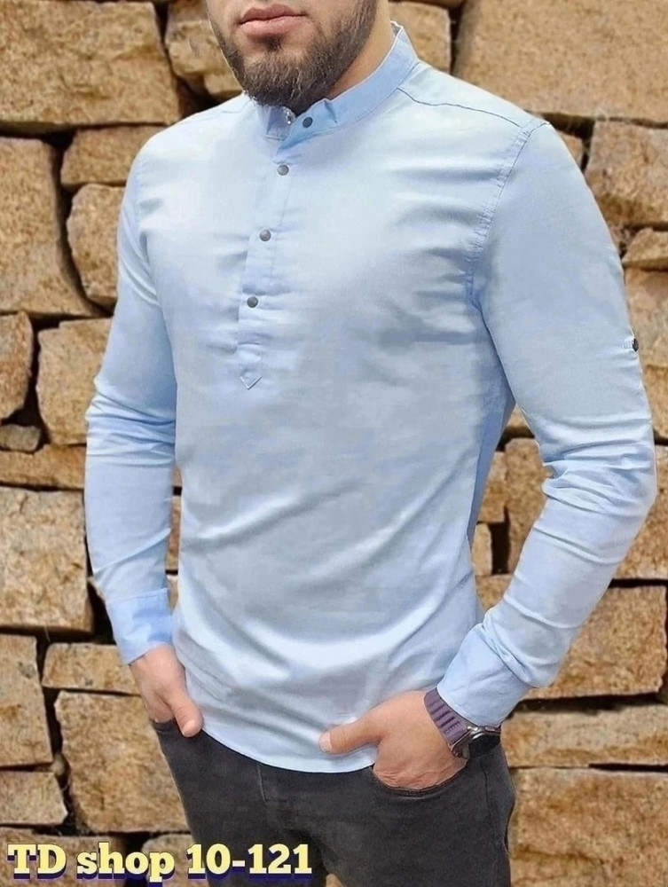 Мужская рубашка голубая купить в Интернет-магазине Садовод База - цена 1100 руб Садовод интернет-каталог