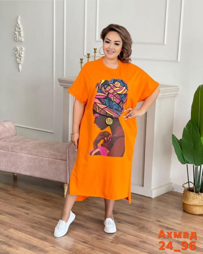 Платье оранжевое купить в Интернет-магазине Садовод База - цена 750 руб Садовод интернет-каталог