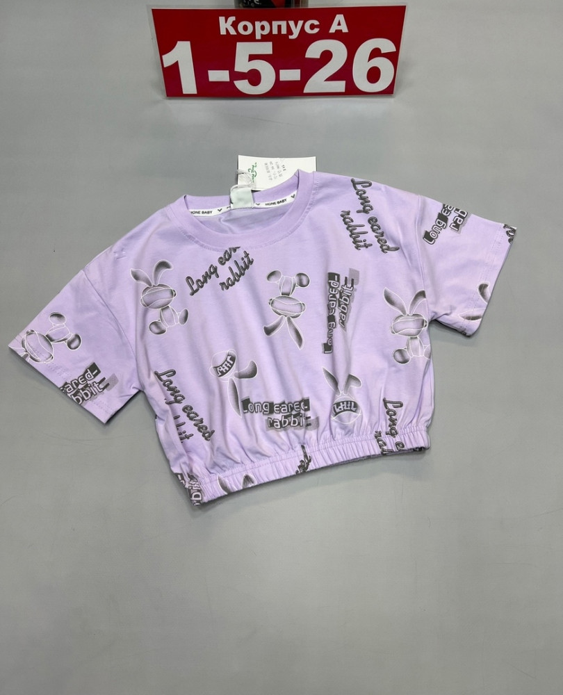 Детская футболка фиолетовая купить в Интернет-магазине Садовод База - цена 550 руб Садовод интернет-каталог