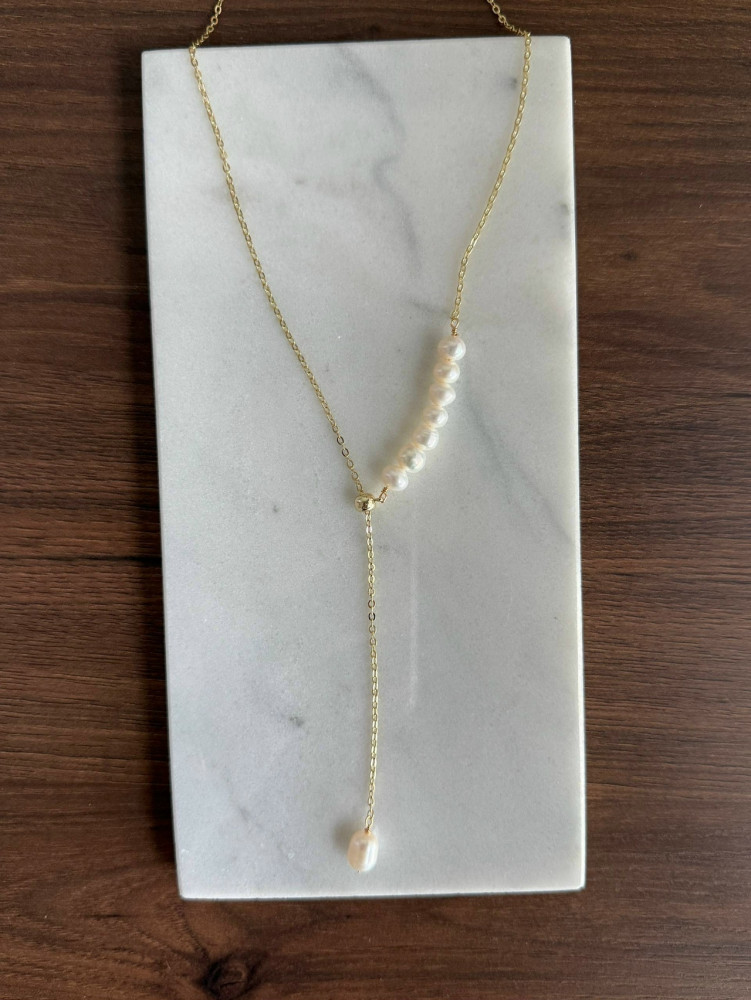 🤍Колье с натуральным  жемчугом купить в Интернет-магазине Садовод База - цена 350 руб Садовод интернет-каталог