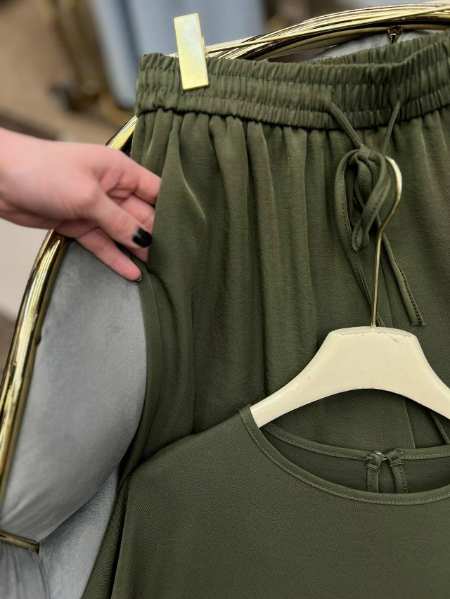 Женский костюм хаки купить в Интернет-магазине Садовод База - цена 2200 руб Садовод интернет-каталог