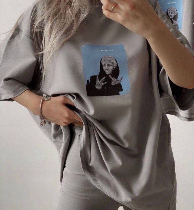 Женская футболка серая купить в Интернет-магазине Садовод База - цена 600 руб Садовод интернет-каталог