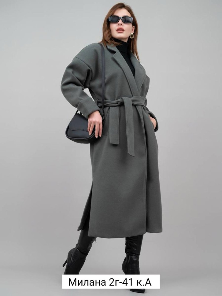 Женское пальто хаки купить в Интернет-магазине Садовод База - цена 2600 руб Садовод интернет-каталог